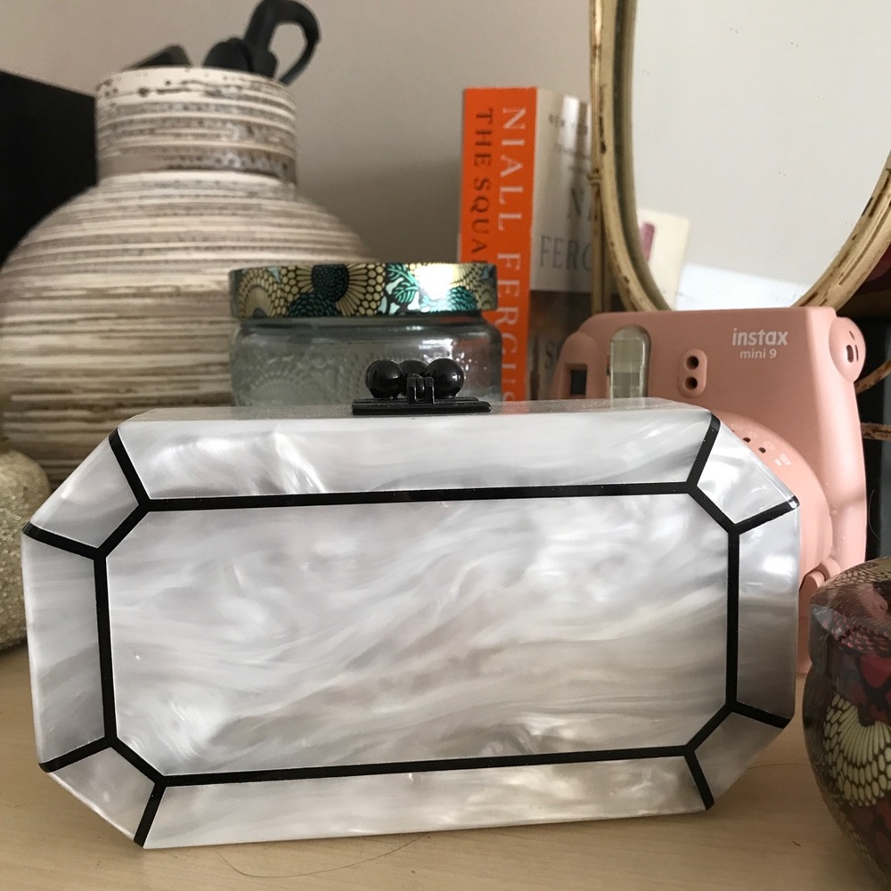 Edie Parker Acrylic Clutch